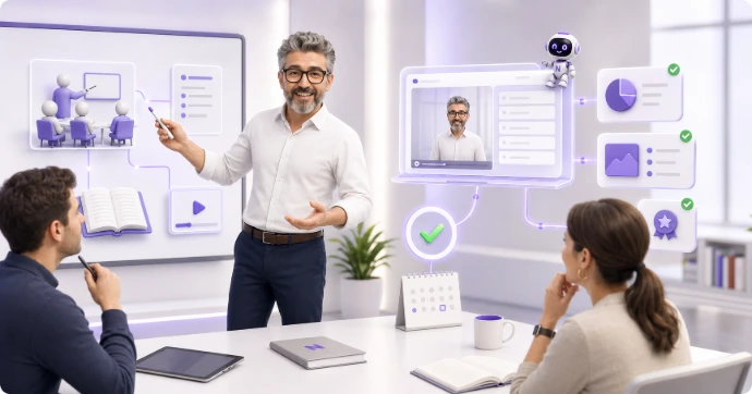Photo – formation Blended-Learning, présentiel et distanciel