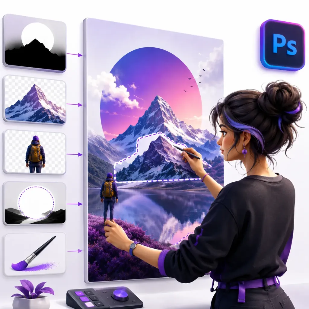 Adobe Photoshop - Préparation et certification TOSA - [BLENDED-LEARNING]