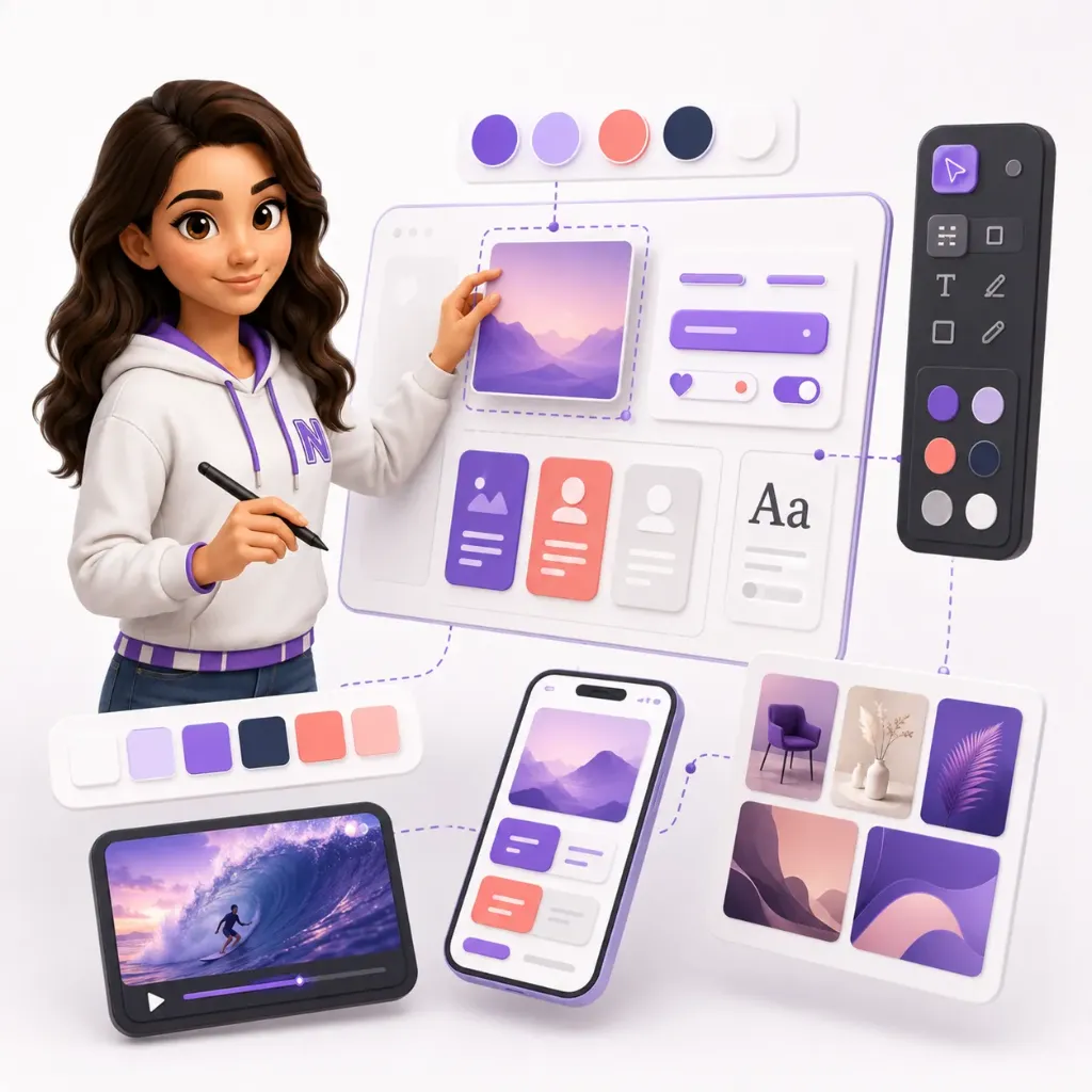 RNCP35634 - TP - Niveau 6 - Concepteur designer UI - Bloc 1 (Options Pack Adobe PAO, Canva, UI UX, FIGMA, Premiere Pro et After Effect) - [BLENDED LEARNING]