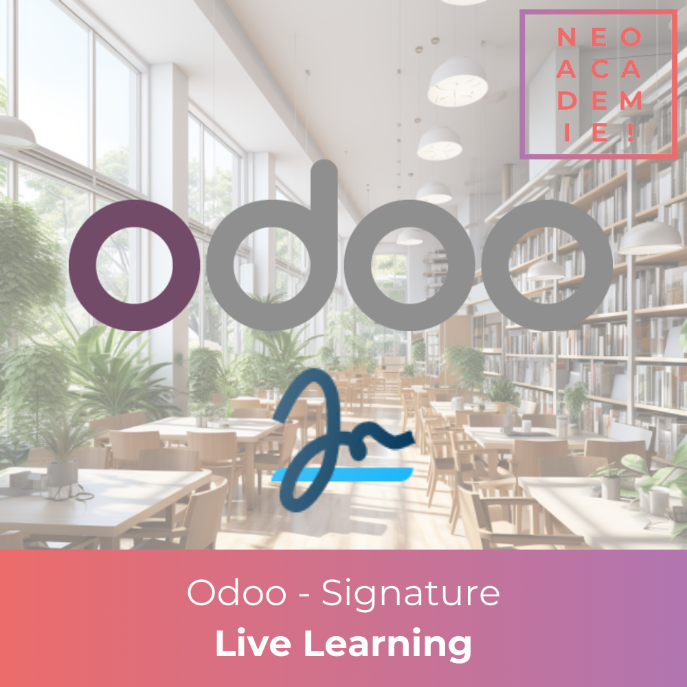 Odoo - Module : Signature - [LIVE LEARNING]