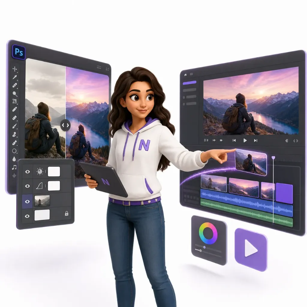 Adobe Premiere Pro et Photoshop - [E-LEARNING]