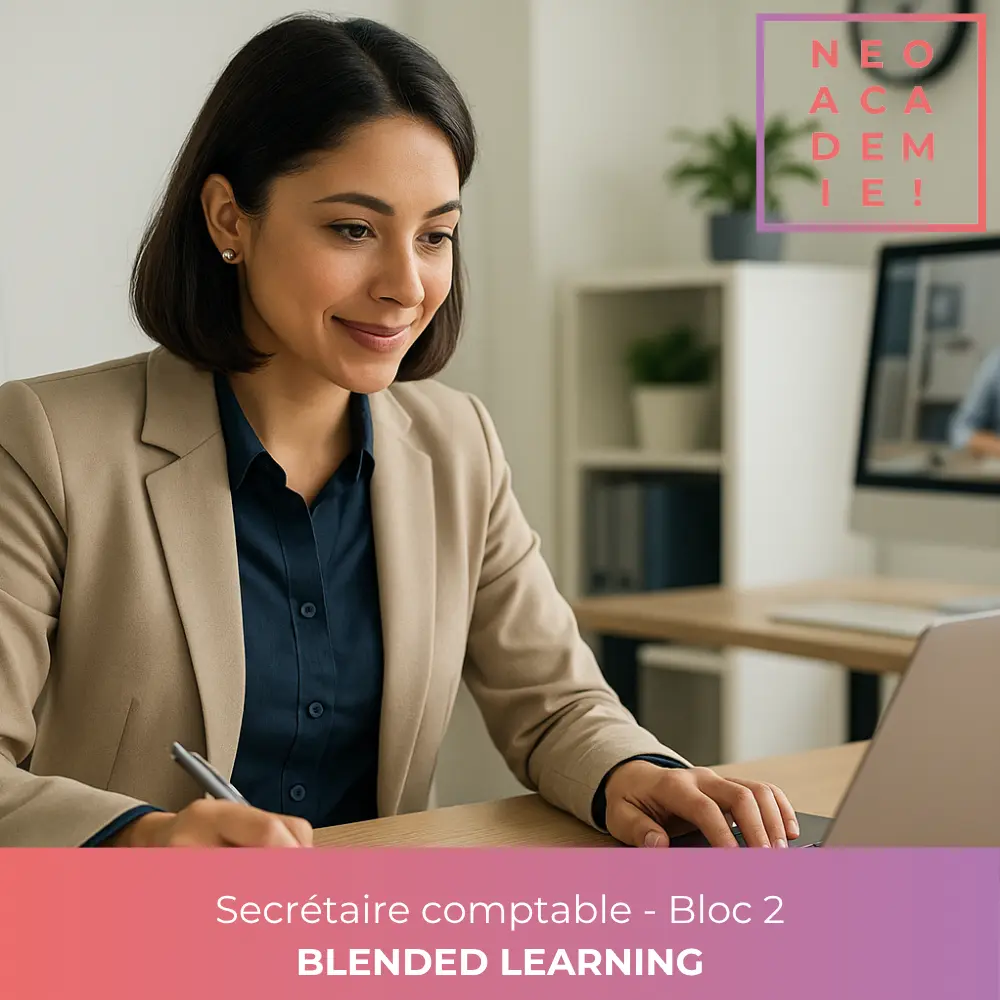RNCP37123 - TP - Niveau 4 - Secrétaire comptable - Bloc 2 - [BLENDED LEARNING] 
