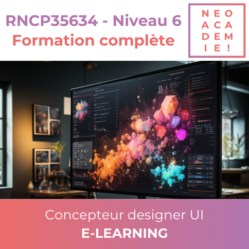 RNCP35634 - TP - Niveau 6 - Concepteur designer UI - Tous les blocs - [E-LEARNING]