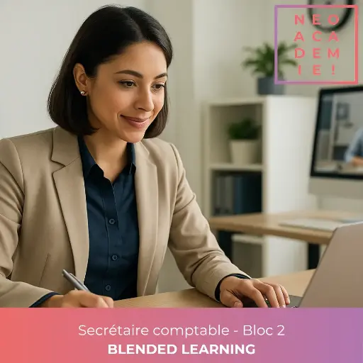 RNCP37123 - TP - Niveau 4 - Secrétaire comptable - Bloc 2 - [BLENDED LEARNING] 